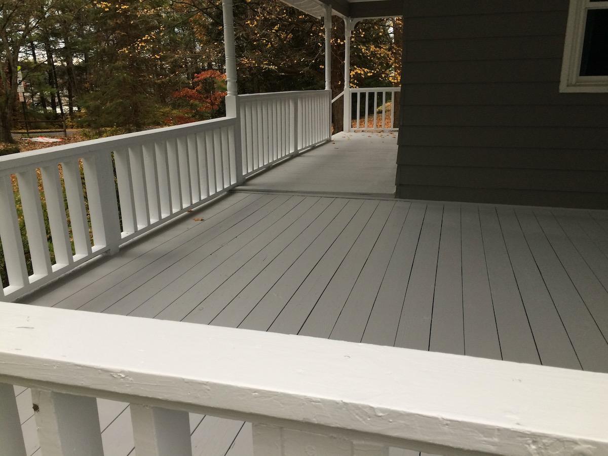 Large Covered Deck area